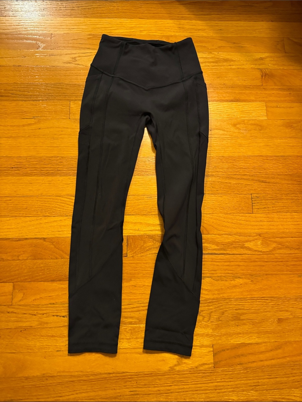 High-Waist Black Performance Leggings